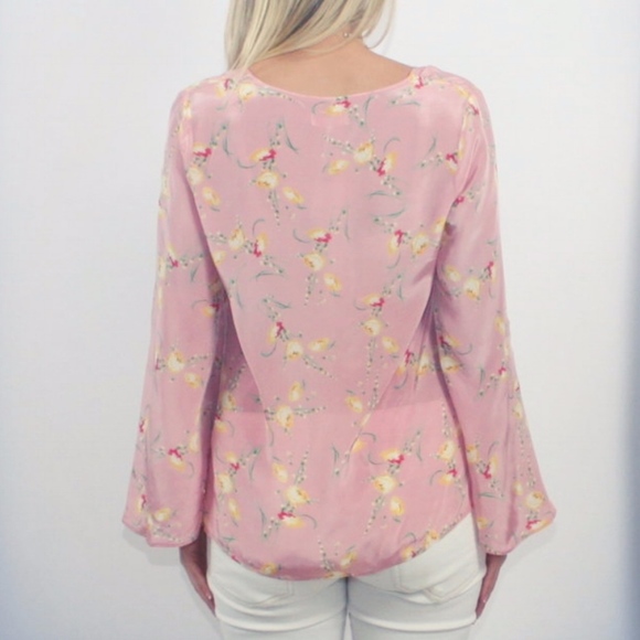 Freesia Pink Floral Blouse By TiMo - Picture 2 of 5